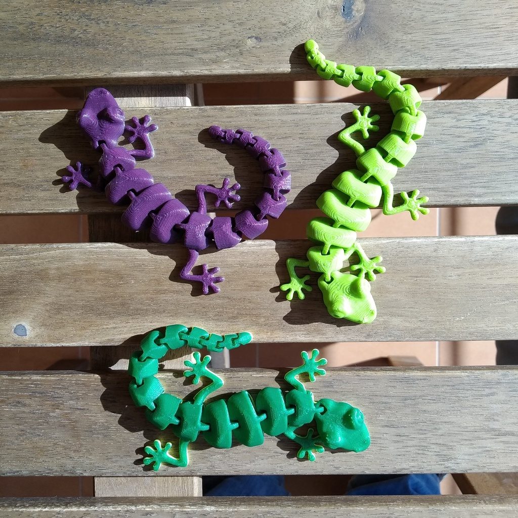 #131 Articulated Lizard v2 — vue 18
