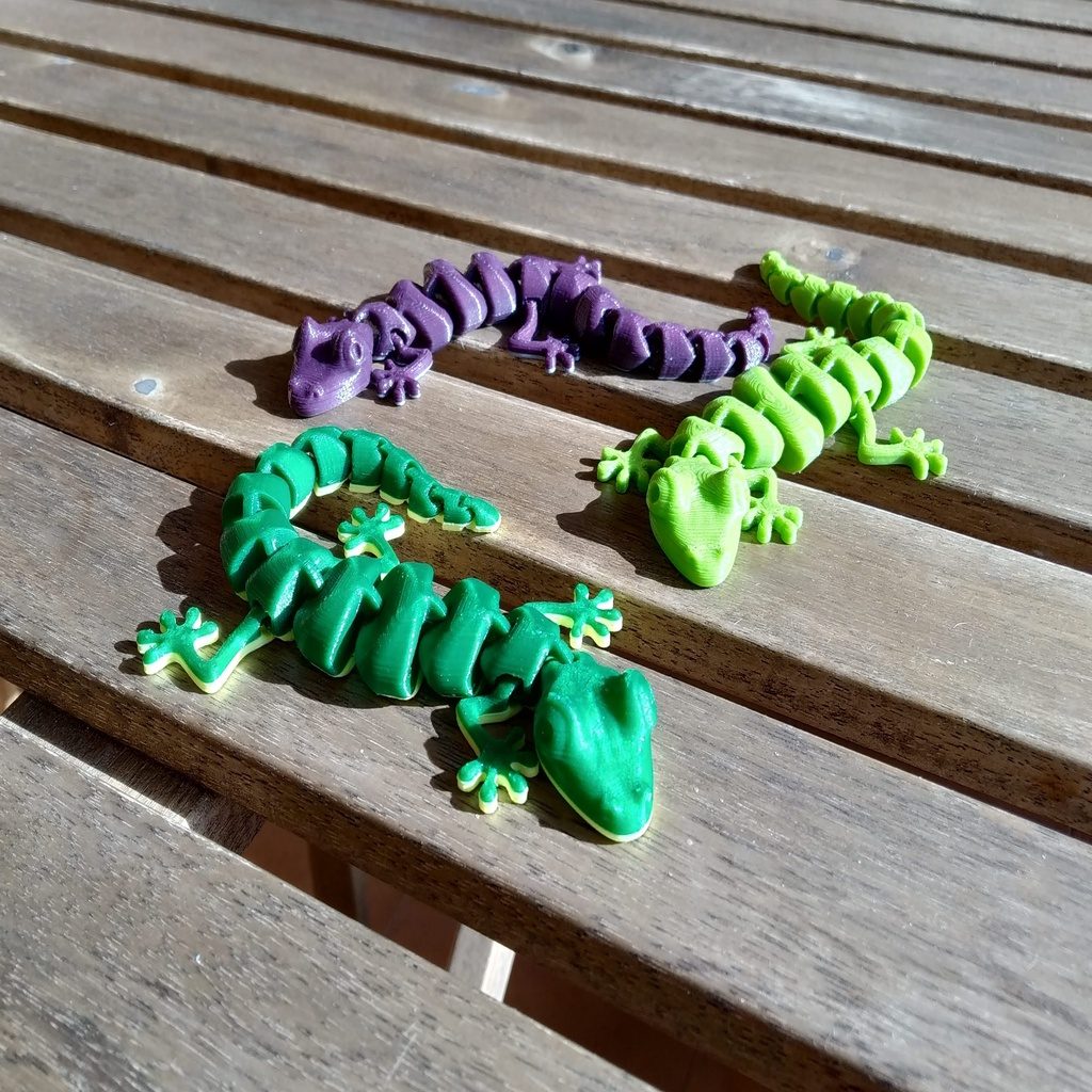#131 Articulated Lizard v2 — vue 20
