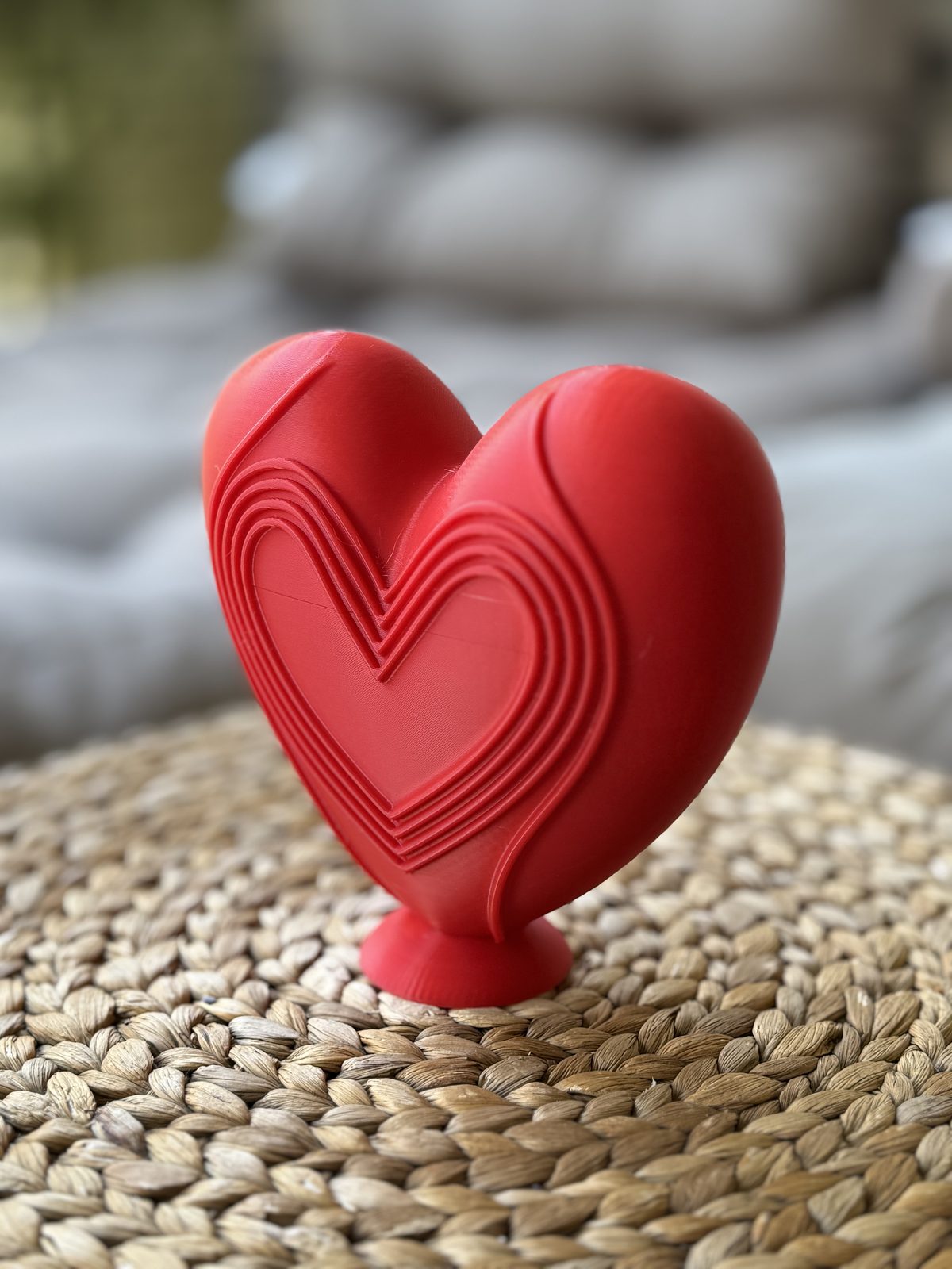 #131 Standing Heart Box - Valentines Gift - Candy Bowl — vue 1
