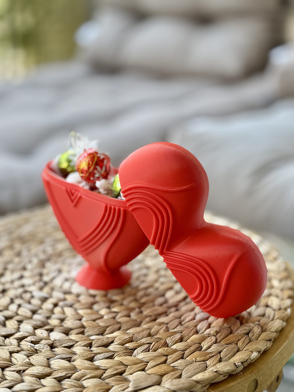 #131 Standing Heart Box - Valentines Gift - Candy Bowl — vue 3