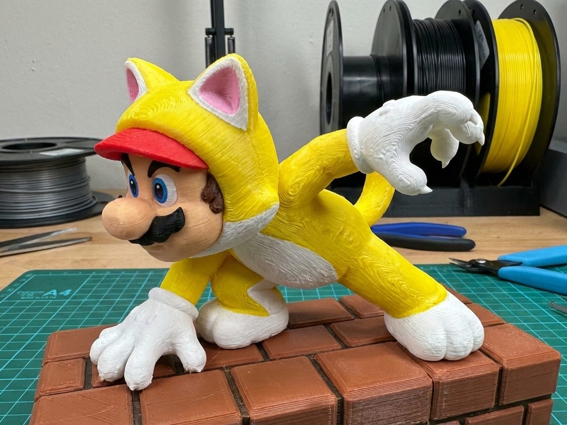 #133 Mario Bros gato traje de gato felino outfit — vue 2