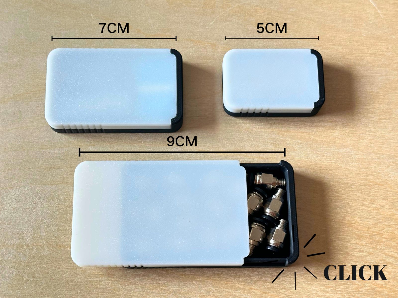 #135 Mini Pocket Slide Box (5cm 7cm 9cm) - H1.5cm — vue 2