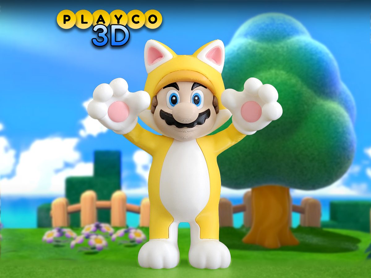 #140 Cat Mario ( Super Mario 3D World ) — vue 3