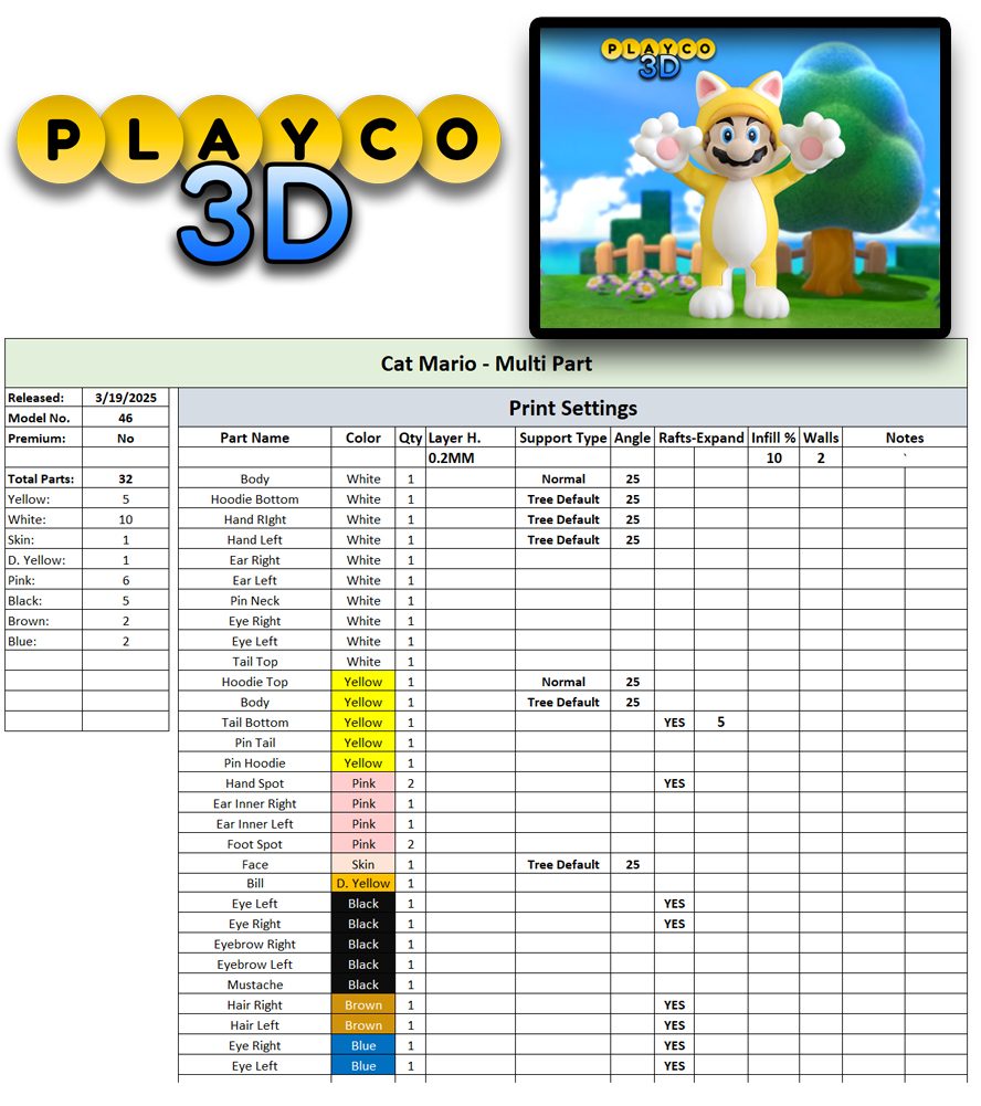 #140 Cat Mario ( Super Mario 3D World ) — vue 8