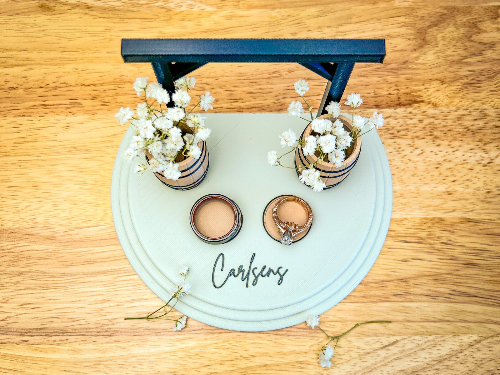 #140 Wedding Alter Ring Holder v1 — vue 4