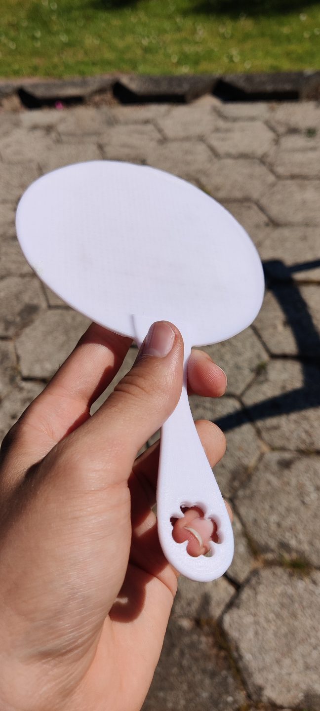 #145 Wedding Hand Fan — vue 1