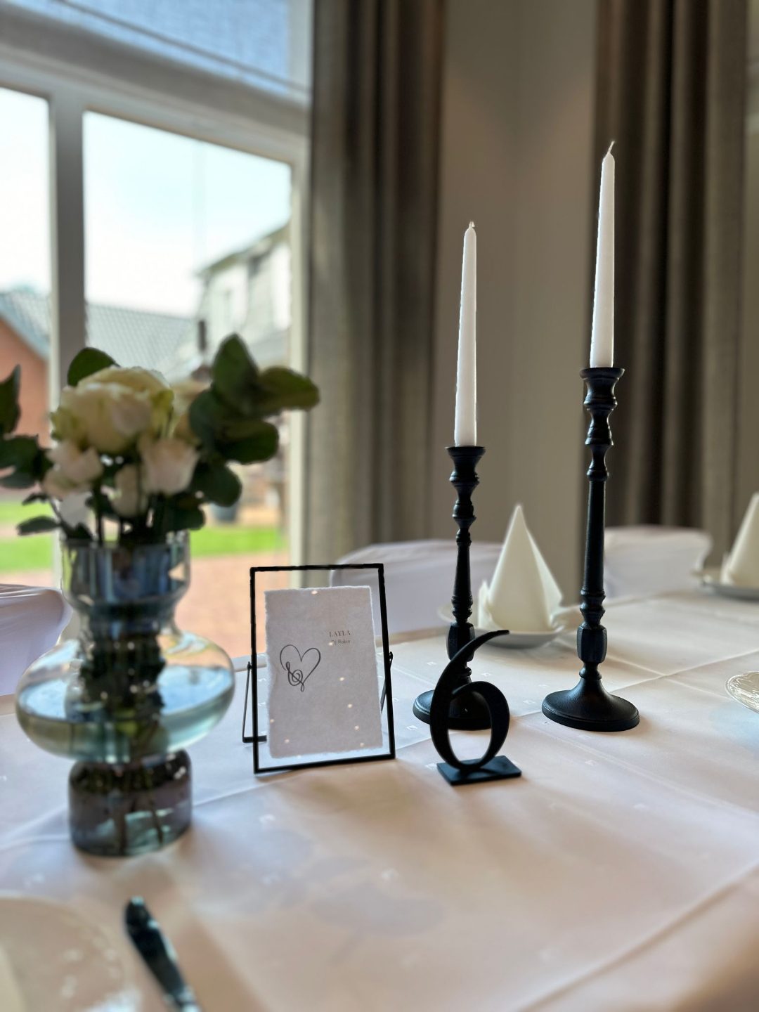 #150 Table Numbers with optional washer weights wedding — vue 4