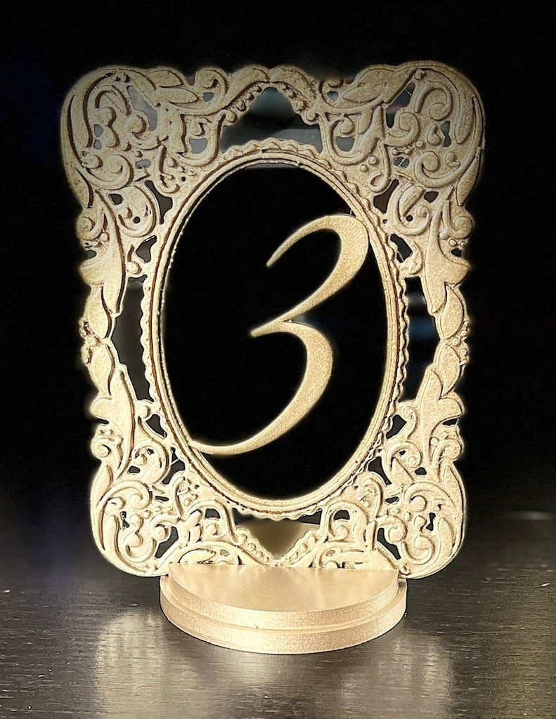 #153 Wedding Table Top Numbers! — vue 4