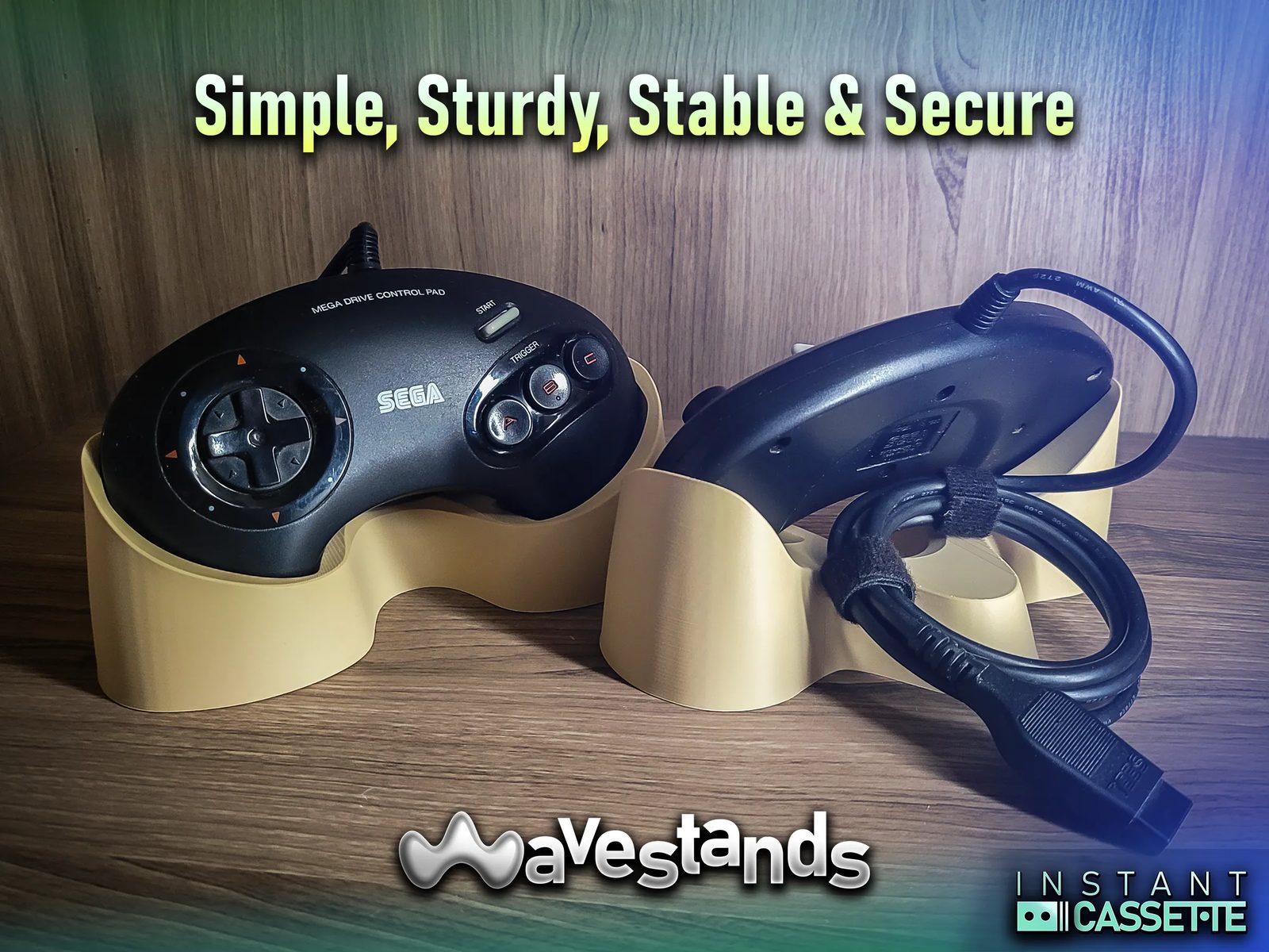 #159 Sega MegaDrive Genesis Controller Stand — vue 3