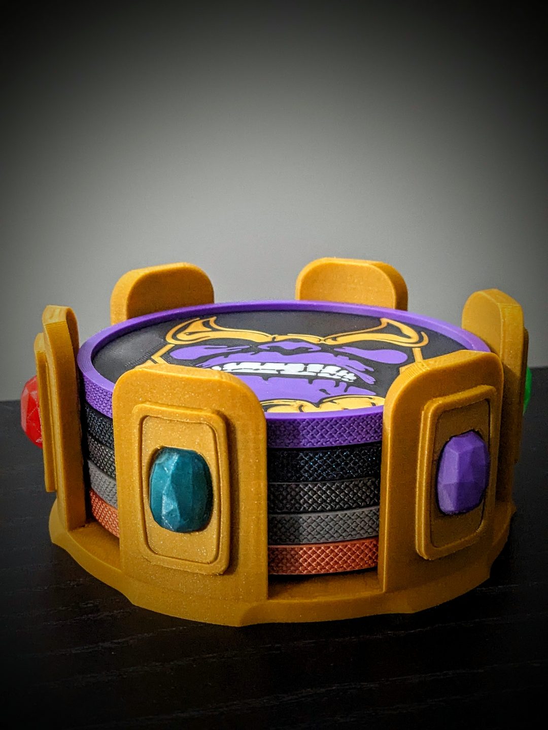 #160 Superhero Stackable Coasters — vue 1