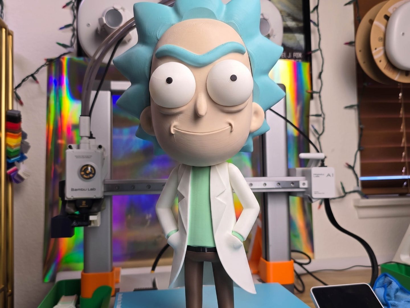 #160 Tiny Rick Hands in Pocket Rick and Morty Character — vue 2