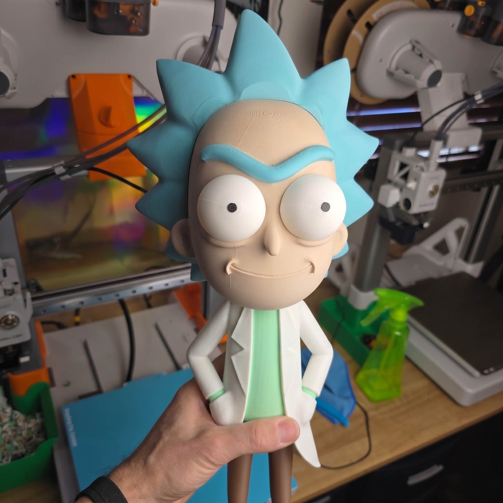 #160 Tiny Rick Hands in Pocket Rick and Morty Character — vue 6