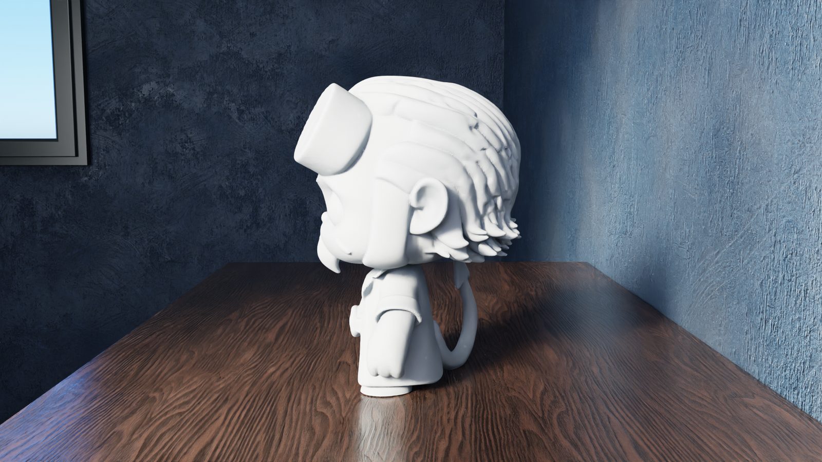 #161 Chibi Hellboy – Mini Demon Hero — vue 4