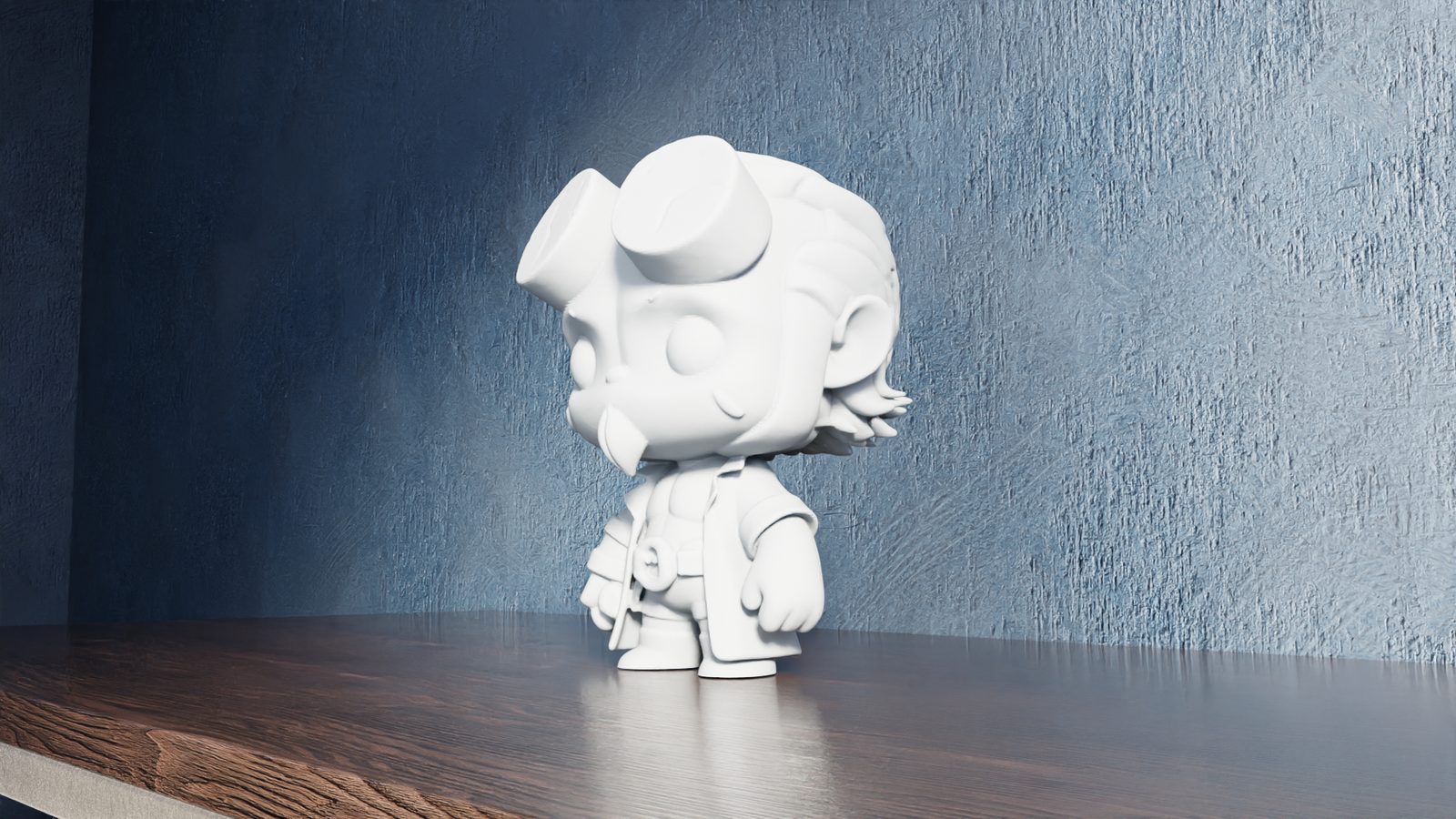 #161 Chibi Hellboy – Mini Demon Hero — vue 7
