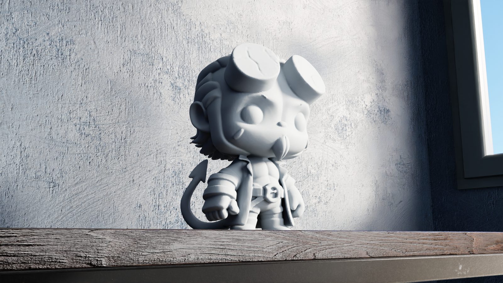 #161 Chibi Hellboy – Mini Demon Hero — vue 8