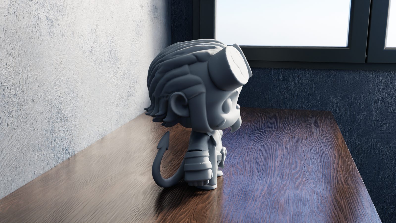 #161 Chibi Hellboy – Mini Demon Hero — vue 9