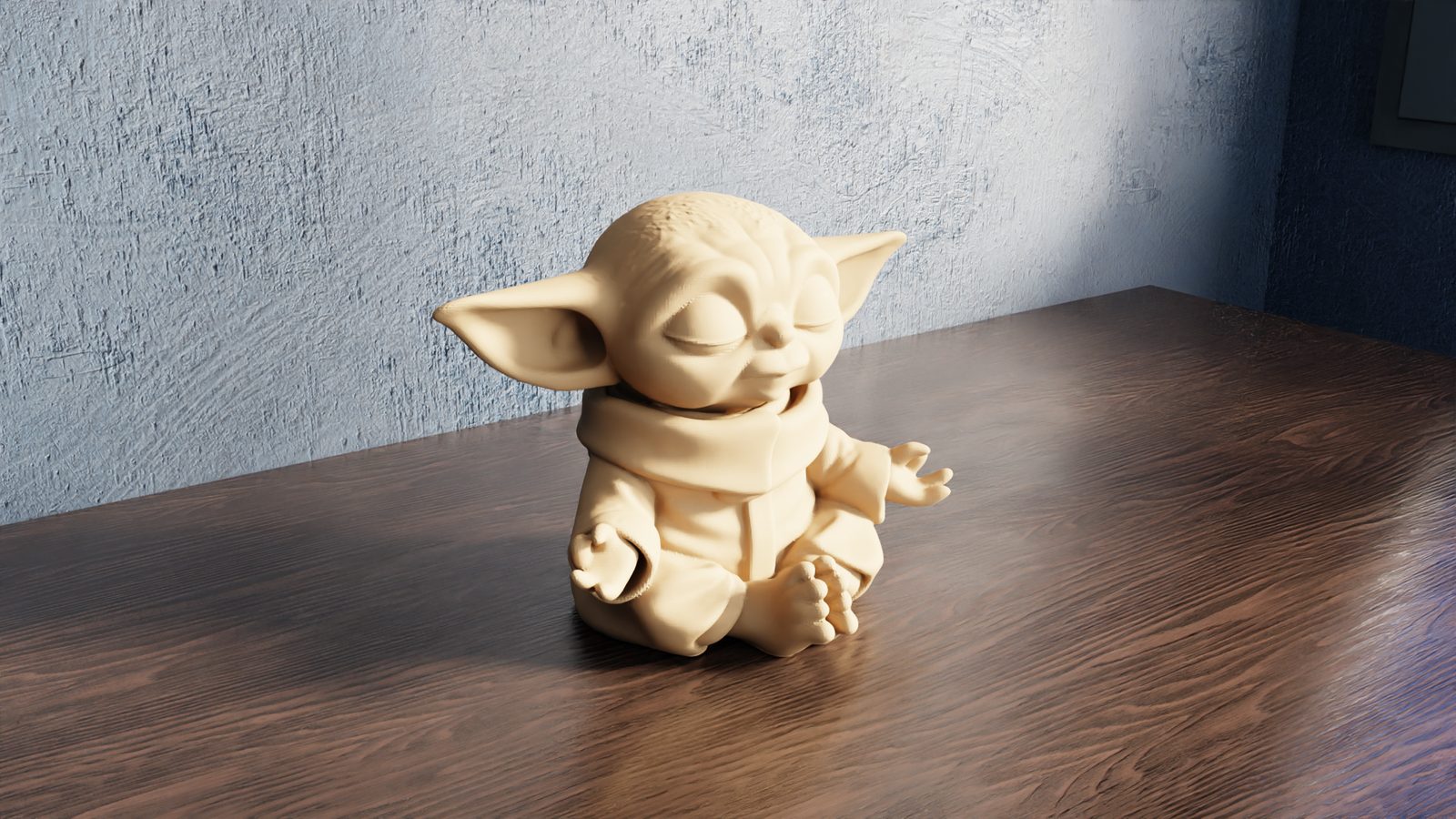 #162 Meditating Yoda – Wise Jedi Master — vue 4