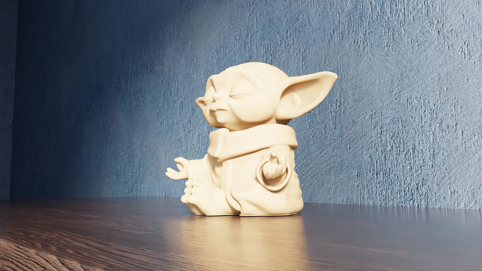 #162 Meditating Yoda – Wise Jedi Master — vue 8
