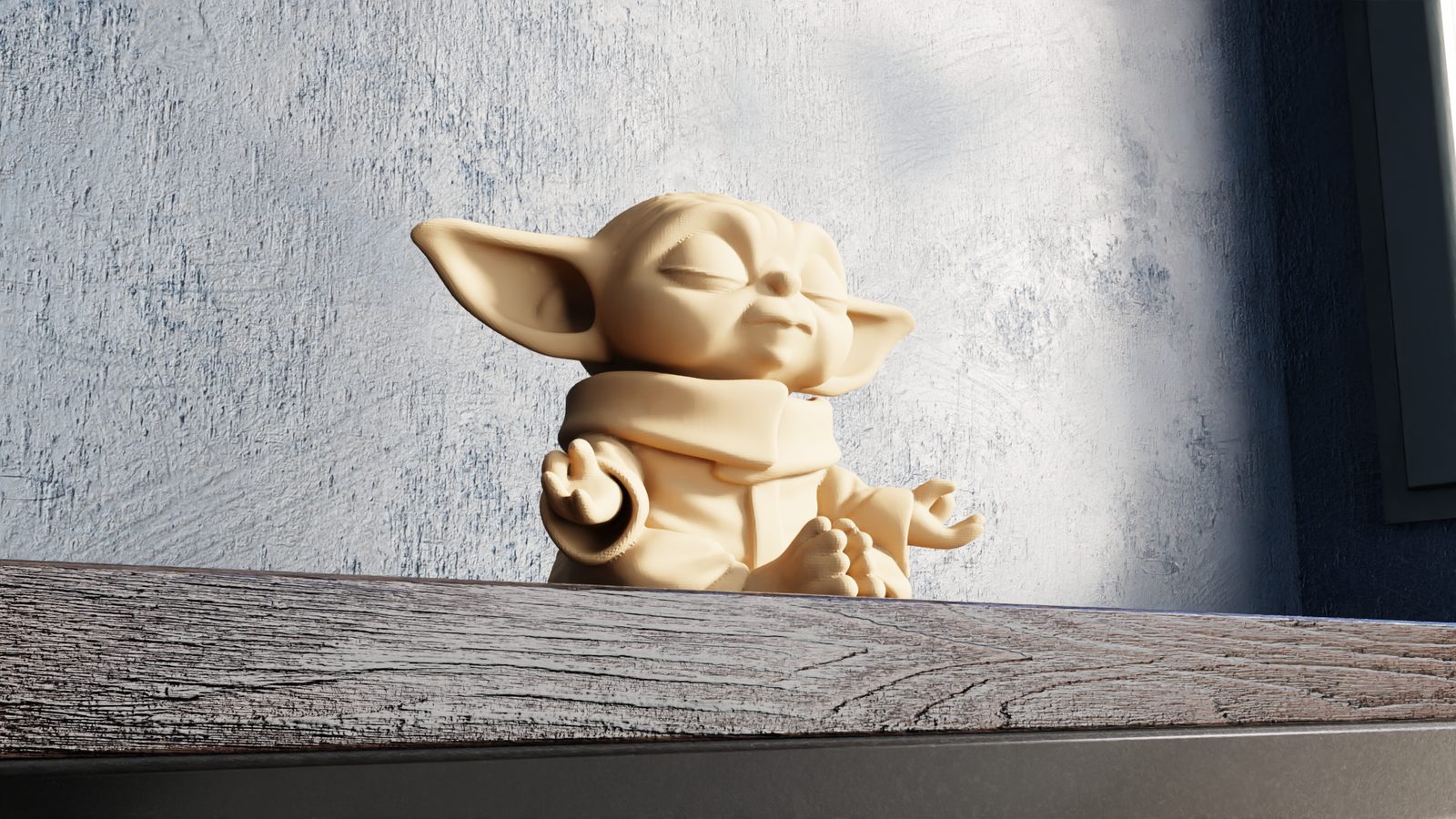 #162 Meditating Yoda – Wise Jedi Master — vue 10