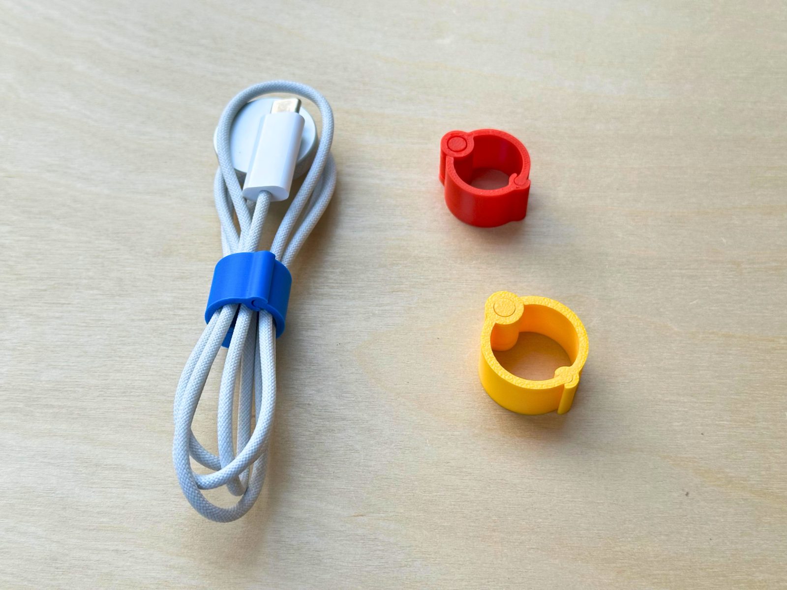 #167 Cable Organizer Snap Cable Clip - Print in place — vue 16
