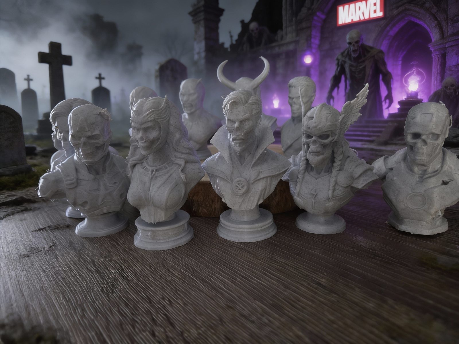 #167 Marvel Undead Series Busts — vue 4