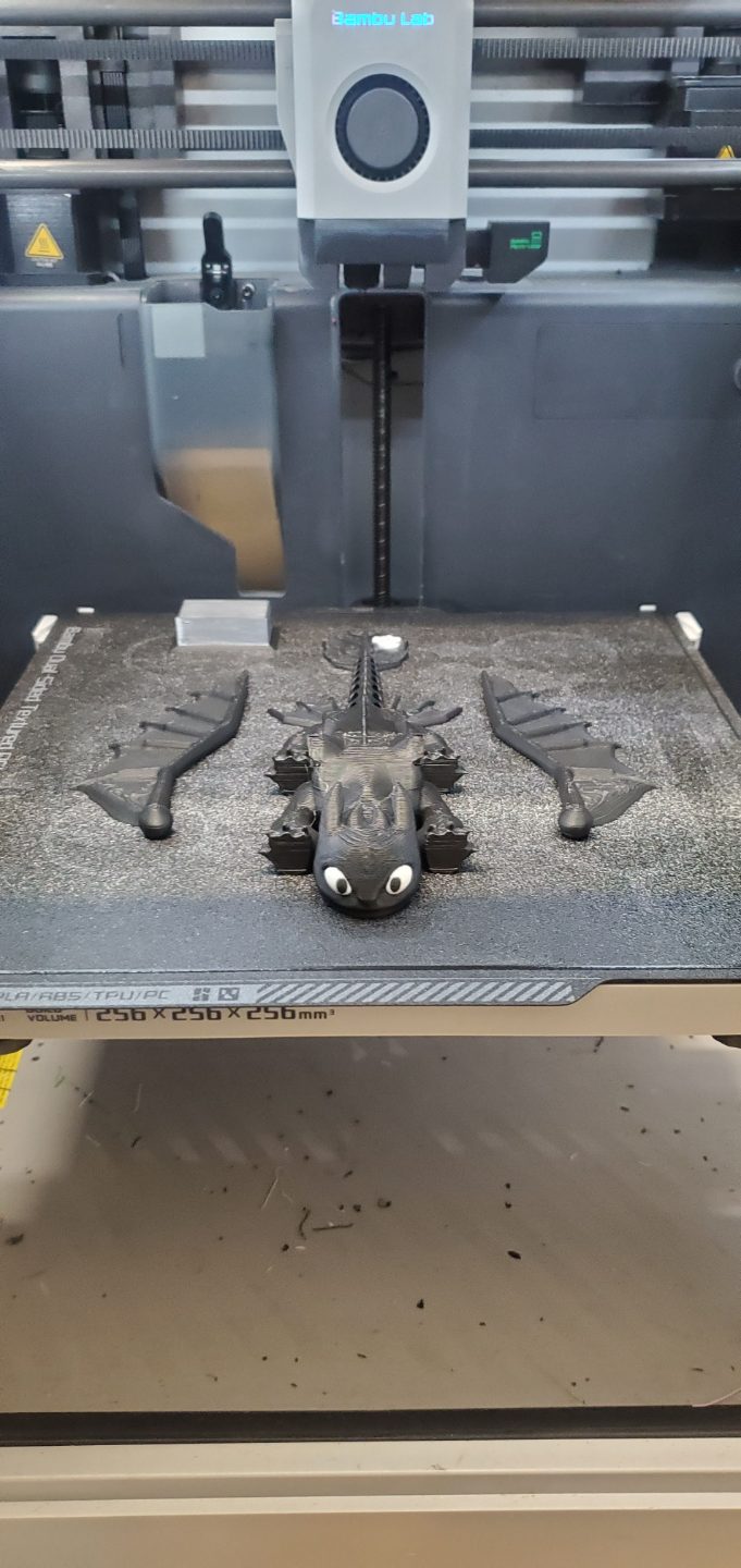 #168 Flexi Toothless Dragon (3MF Multi-color) — vue 2