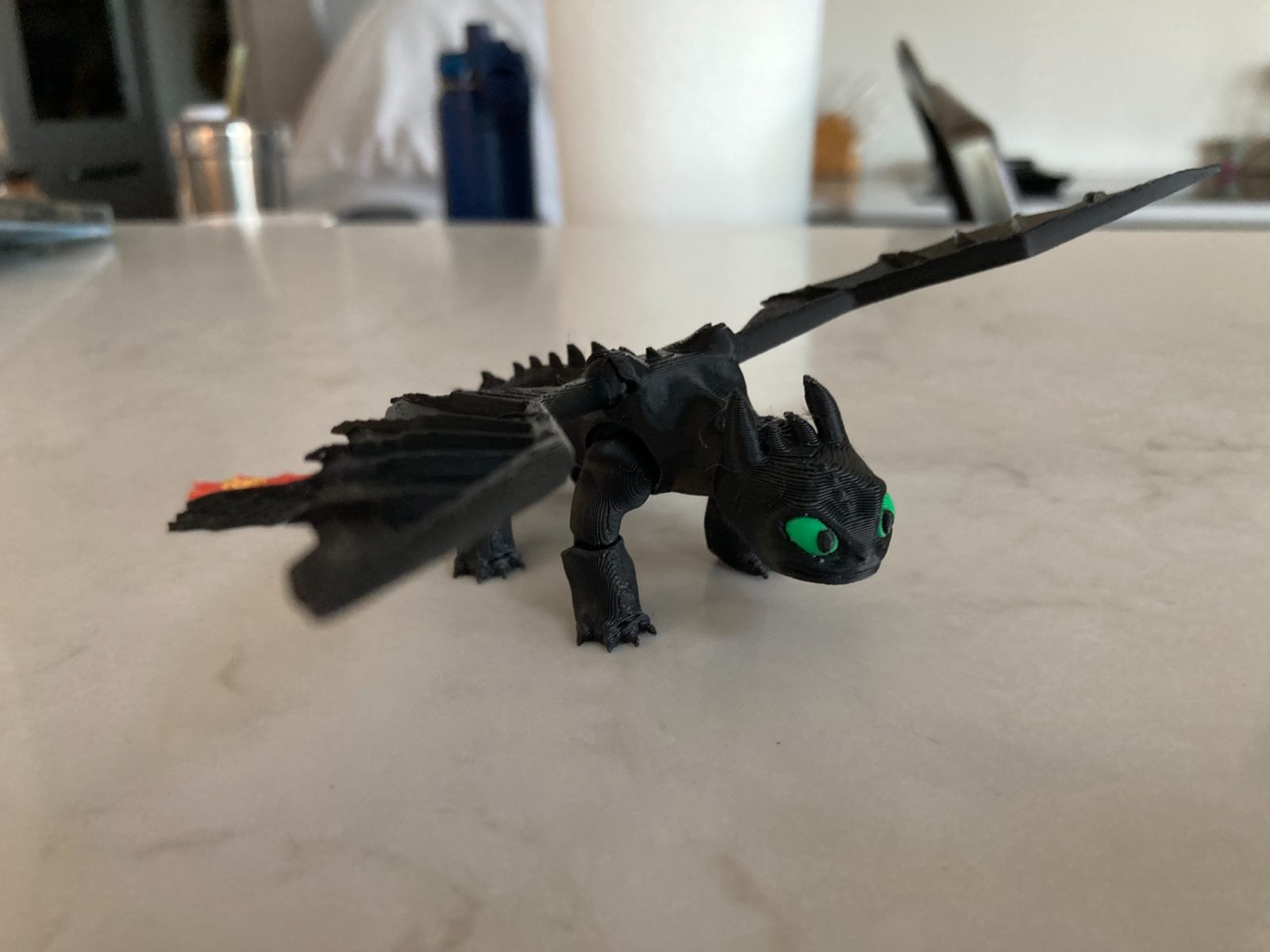 #168 Flexi Toothless Dragon (3MF Multi-color) — vue 12