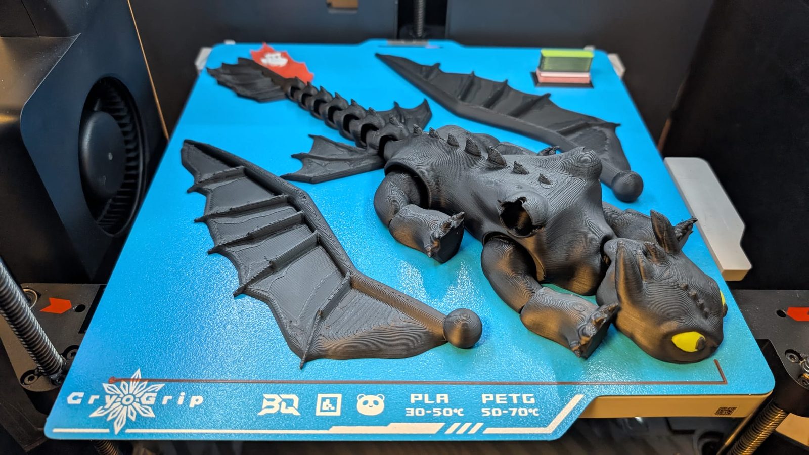 #168 Flexi Toothless Dragon (3MF Multi-color) — vue 13