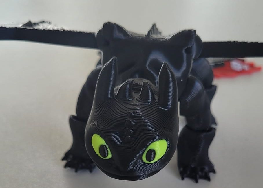#168 Flexi Toothless Dragon (3MF Multi-color) — vue 17