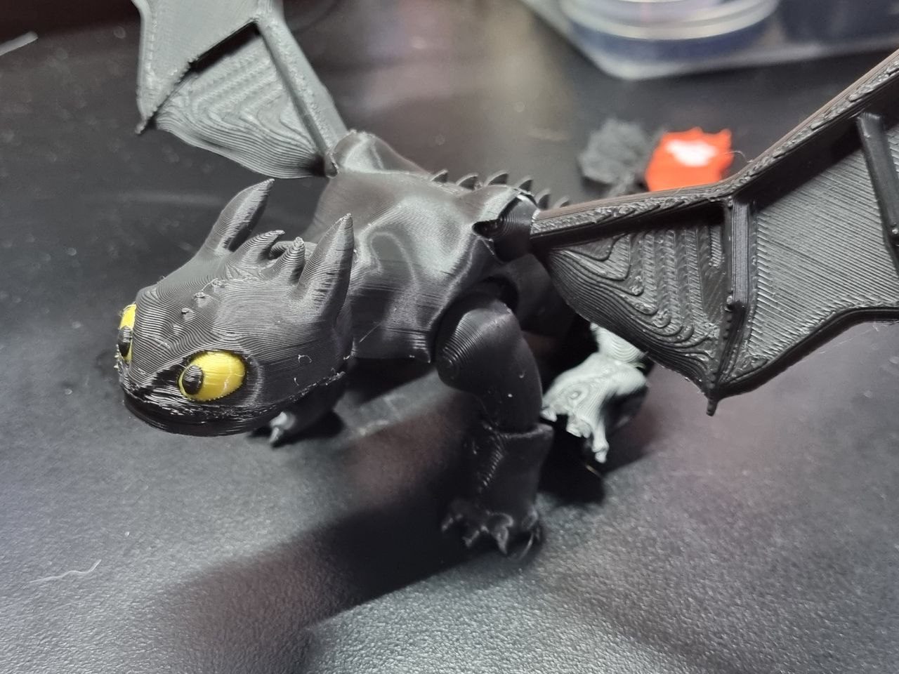 #168 Flexi Toothless Dragon (3MF Multi-color) — vue 18