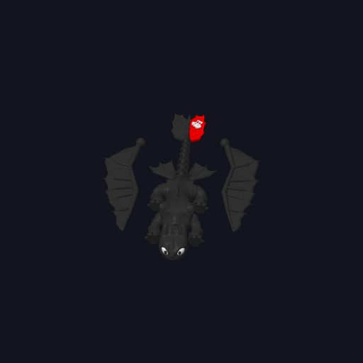 #168 Flexi Toothless Dragon (3MF Multi-color) — vue 20