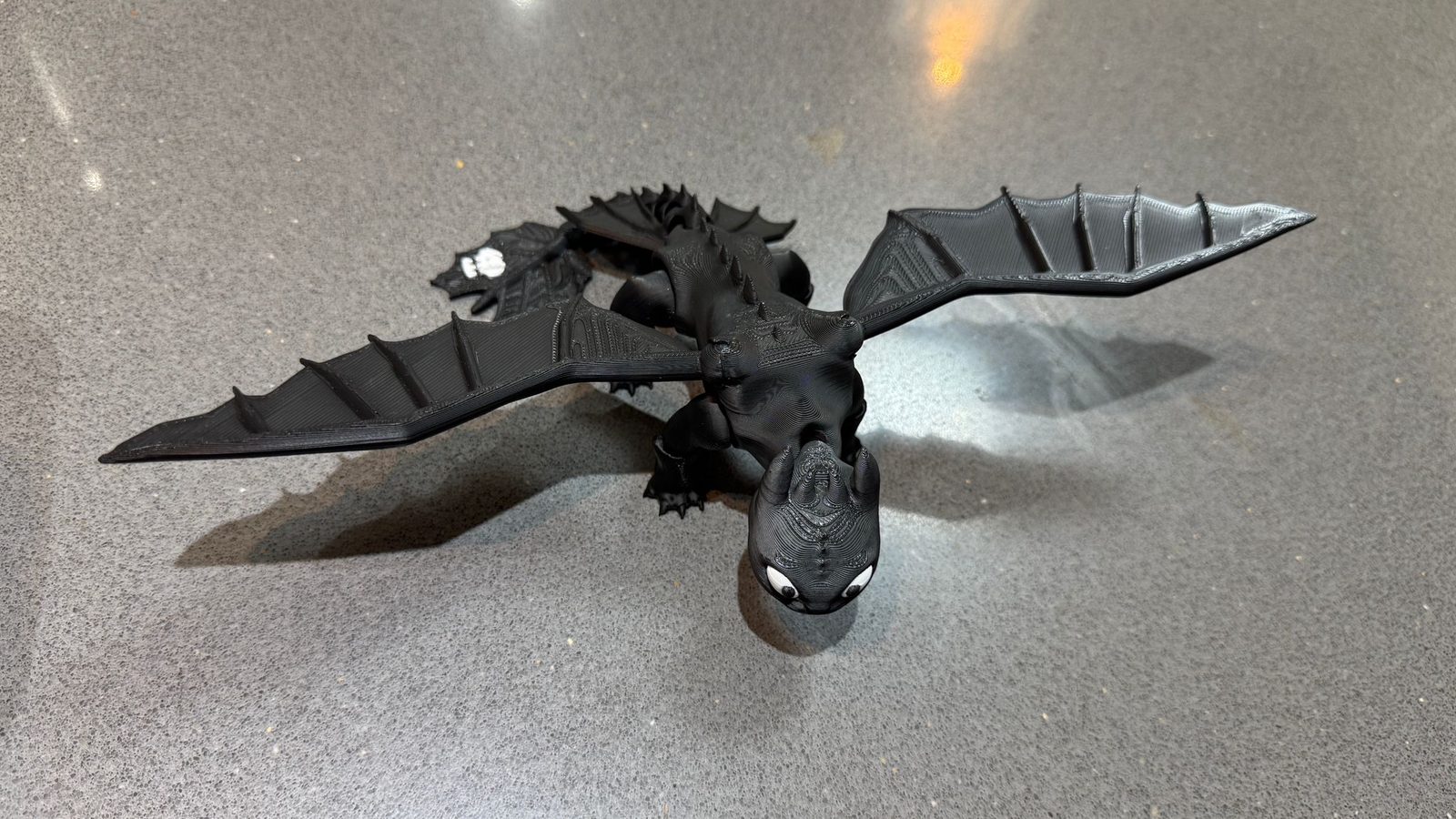 #168 Flexi Toothless Dragon (3MF Multi-color) — vue 23
