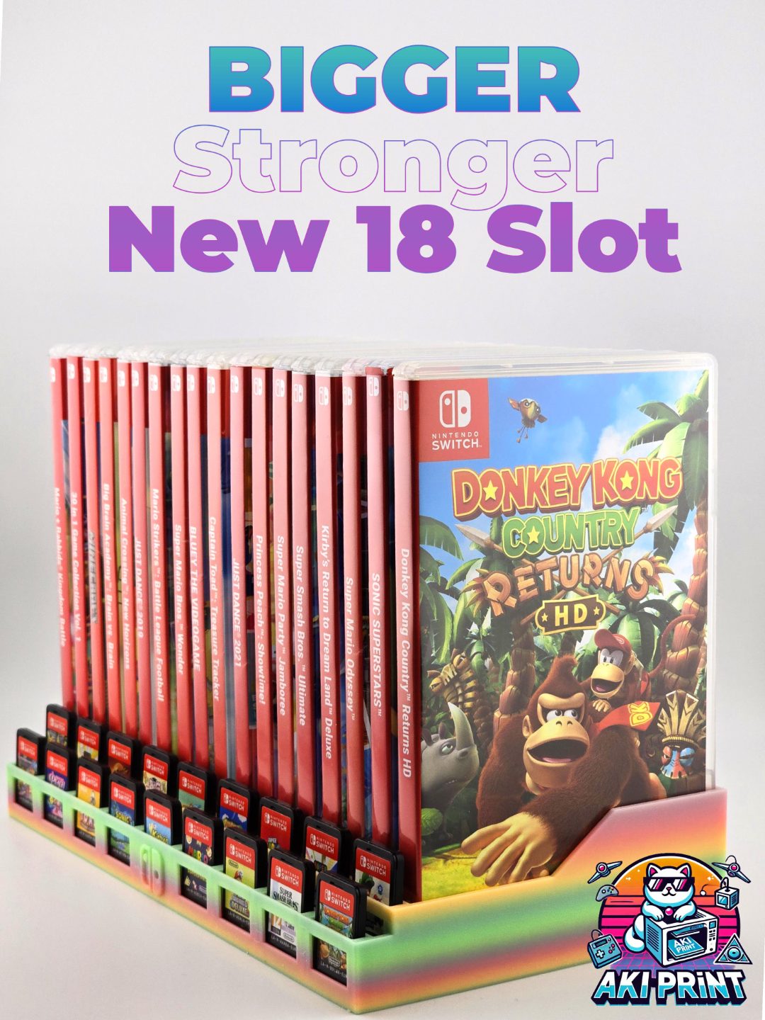 #169 Nintendo Switch 1 & 2 - Game Display Storage — vue 10