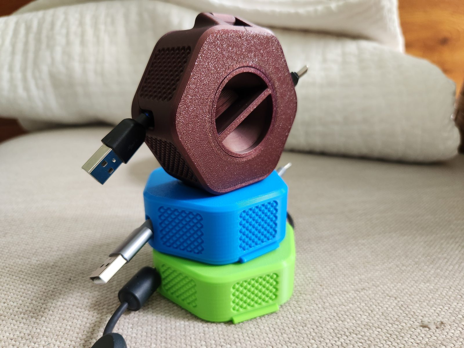 #172 Portable Cable Organizer Winder — vue 1