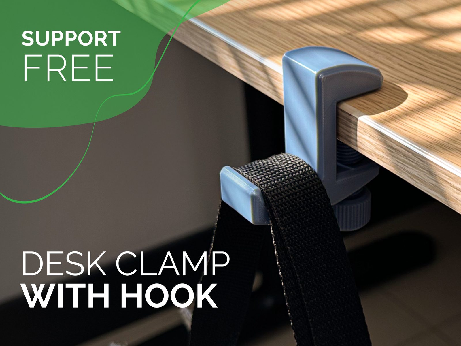 #175 Desk Clamp with Hook — vue 1