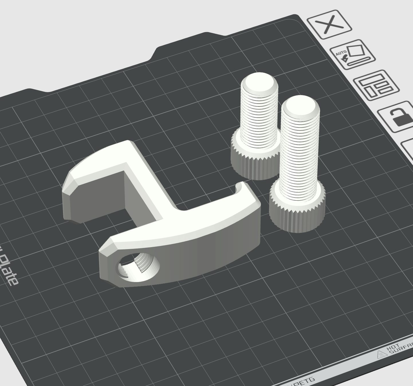 #175 Desk Clamp with Hook — vue 4