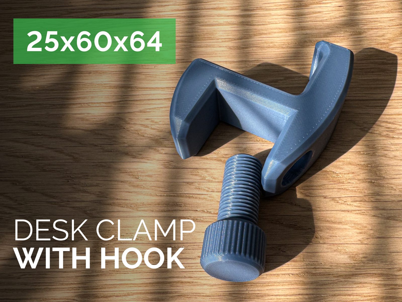#175 Desk Clamp with Hook — vue 6