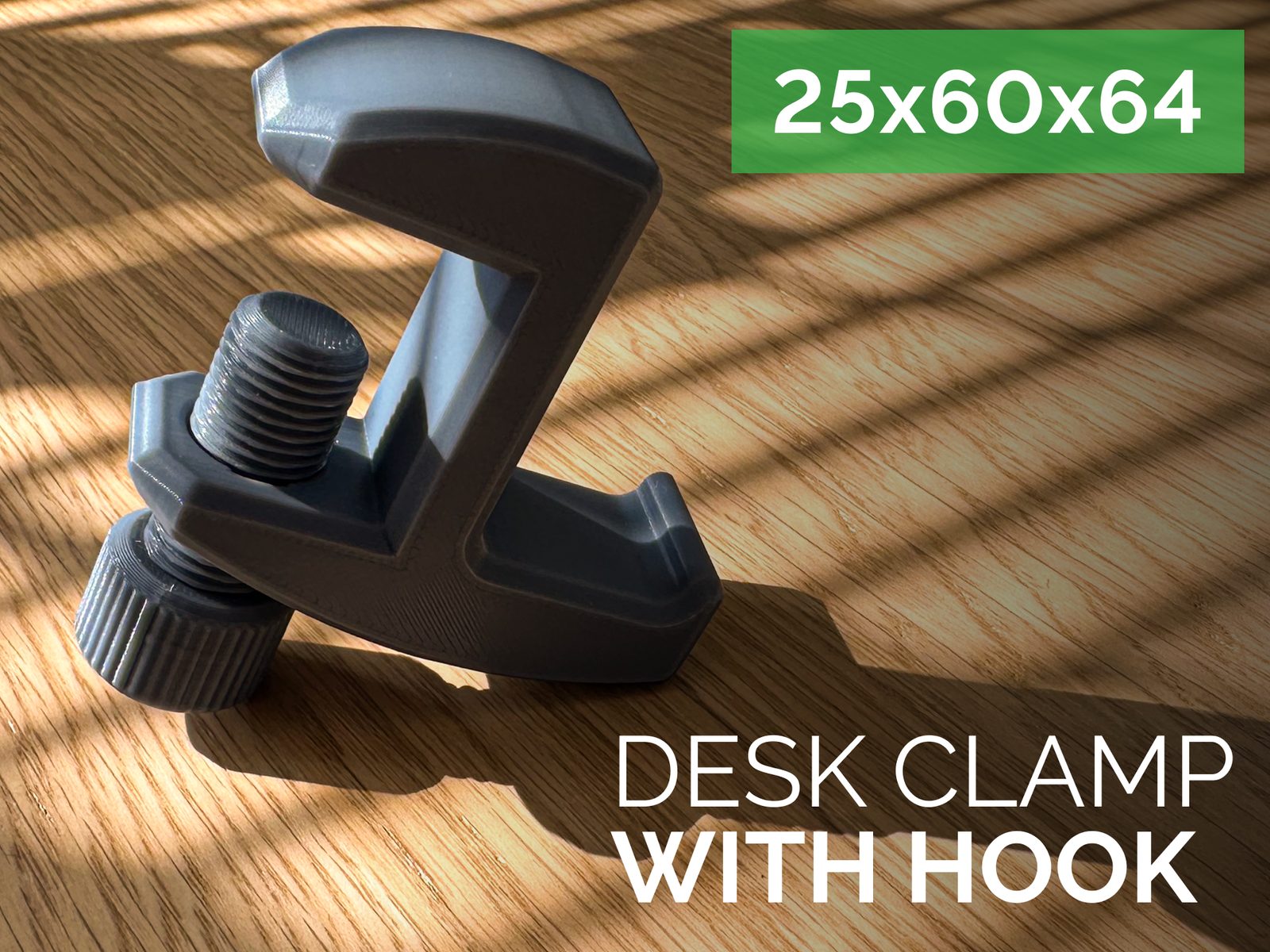 #175 Desk Clamp with Hook — vue 7