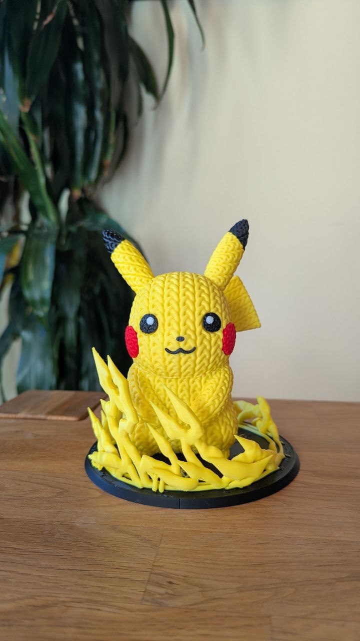 #175 Pokemon Pikachu Diorama for Knitted Pikachu Figure — vue 7