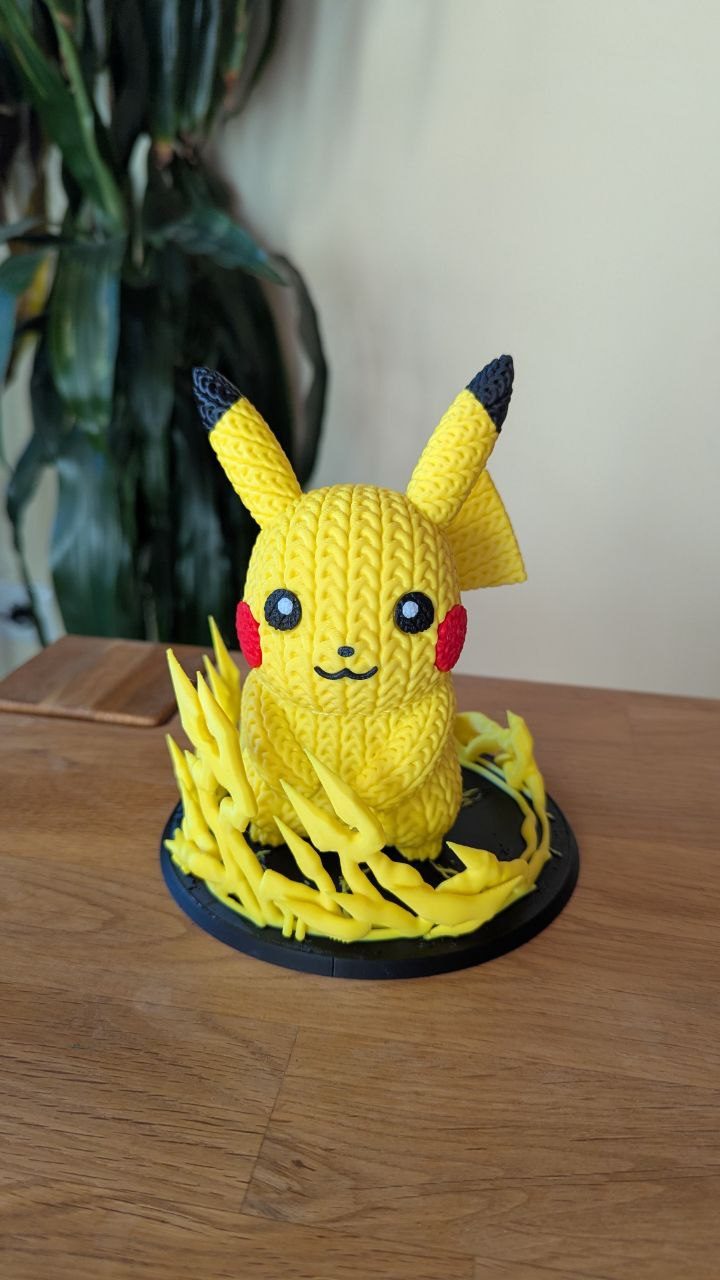 #175 Pokemon Pikachu Diorama for Knitted Pikachu Figure — vue 8