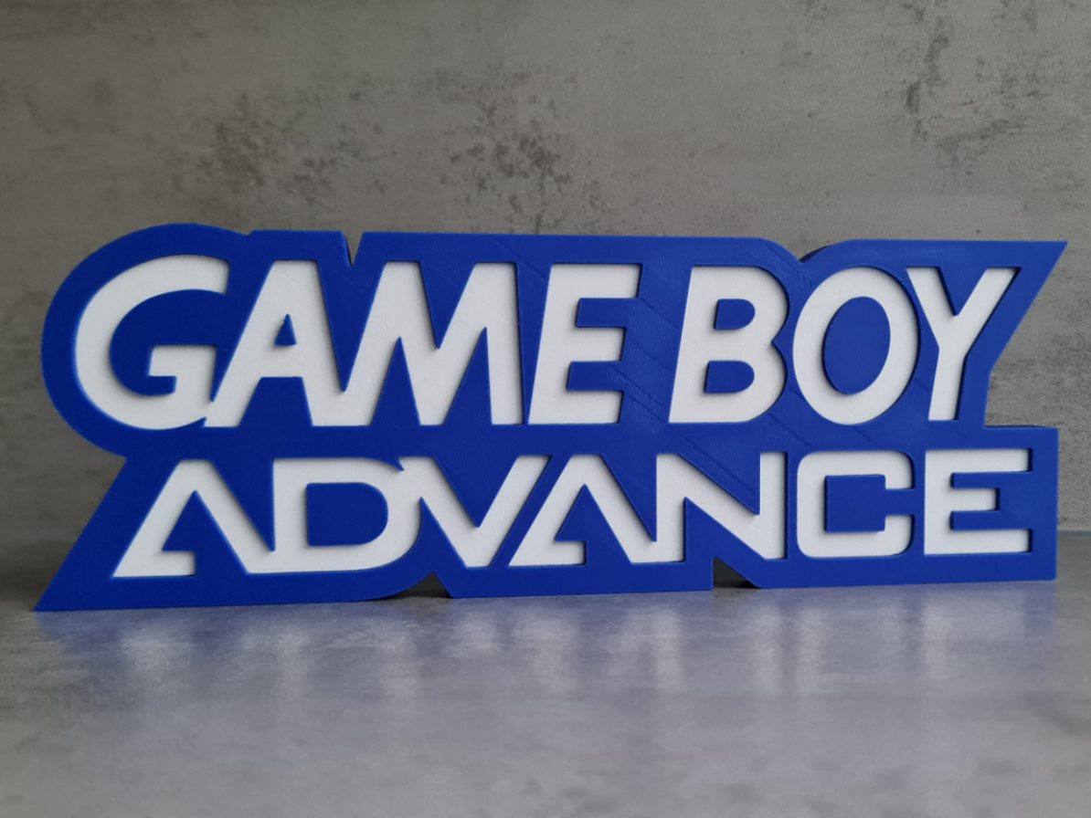 #177 Gameboy Advance sign logo — vue 1