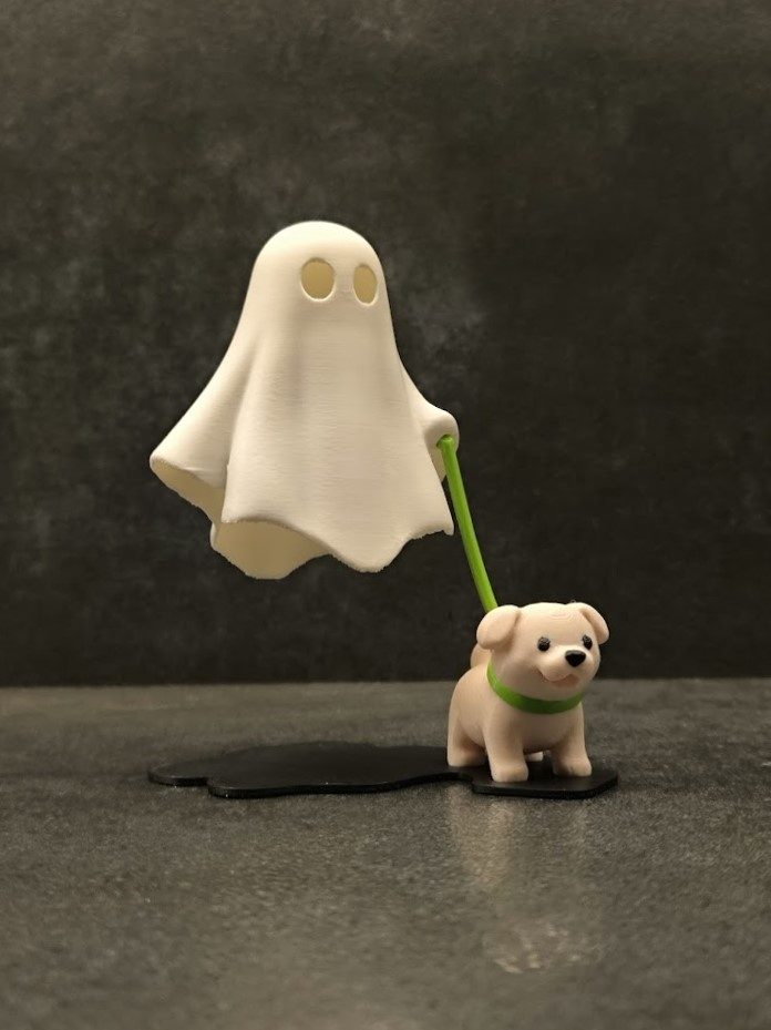 #179 Ghost with a dog on a walk — vue 11