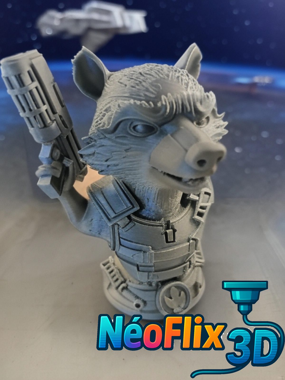 #183 Buste Rocket Raccoon — vue 11