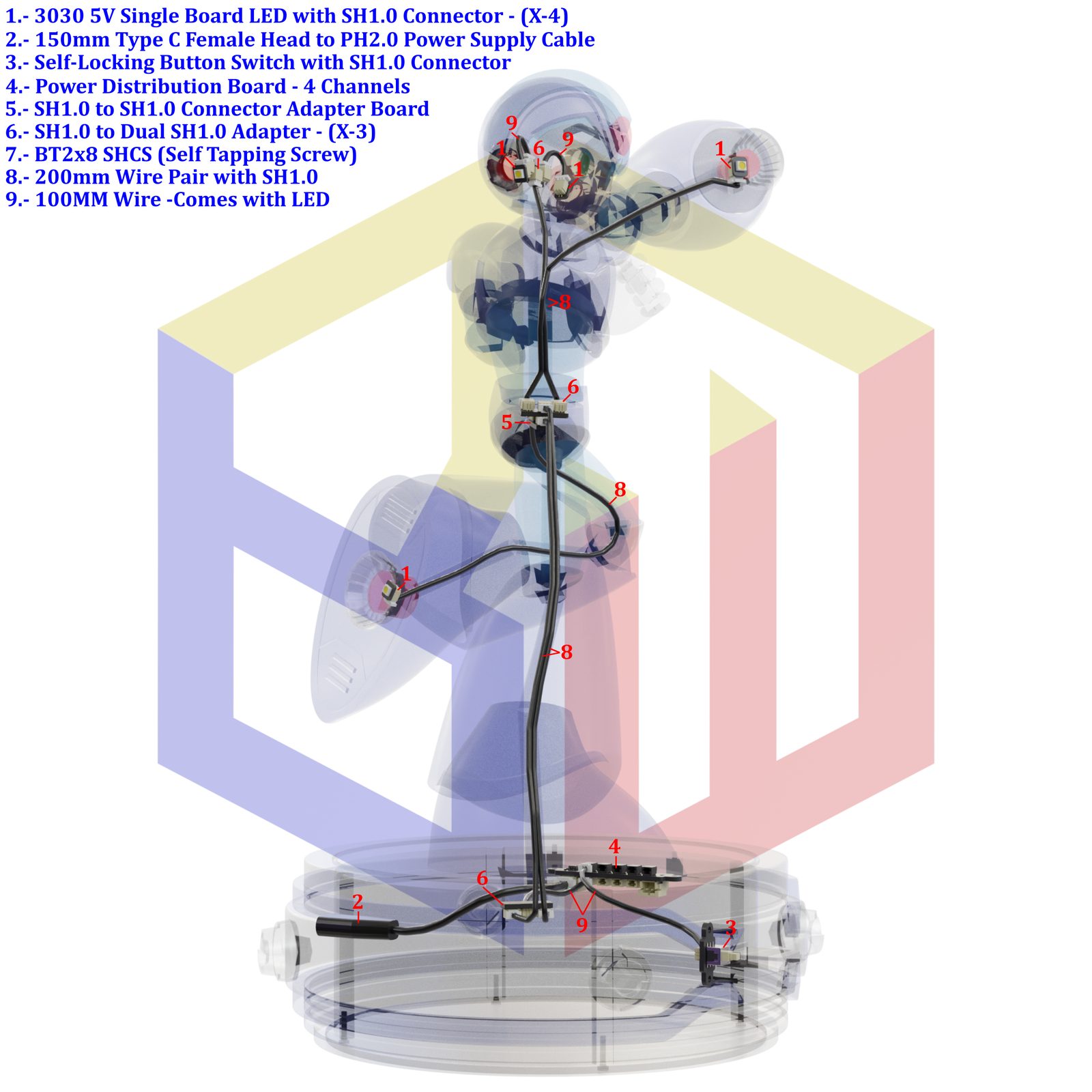 #186 Mega Man X Statue with Lights — vue 6