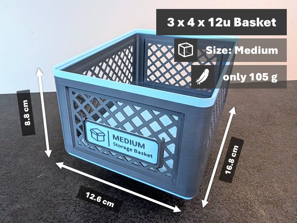 #189 Big Storage Basket System – Size Medium — vue 8