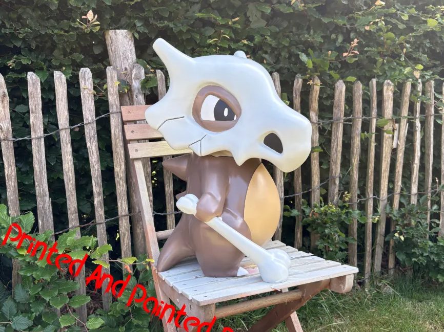#189 Life-Size Cubone 3D Model — vue 2