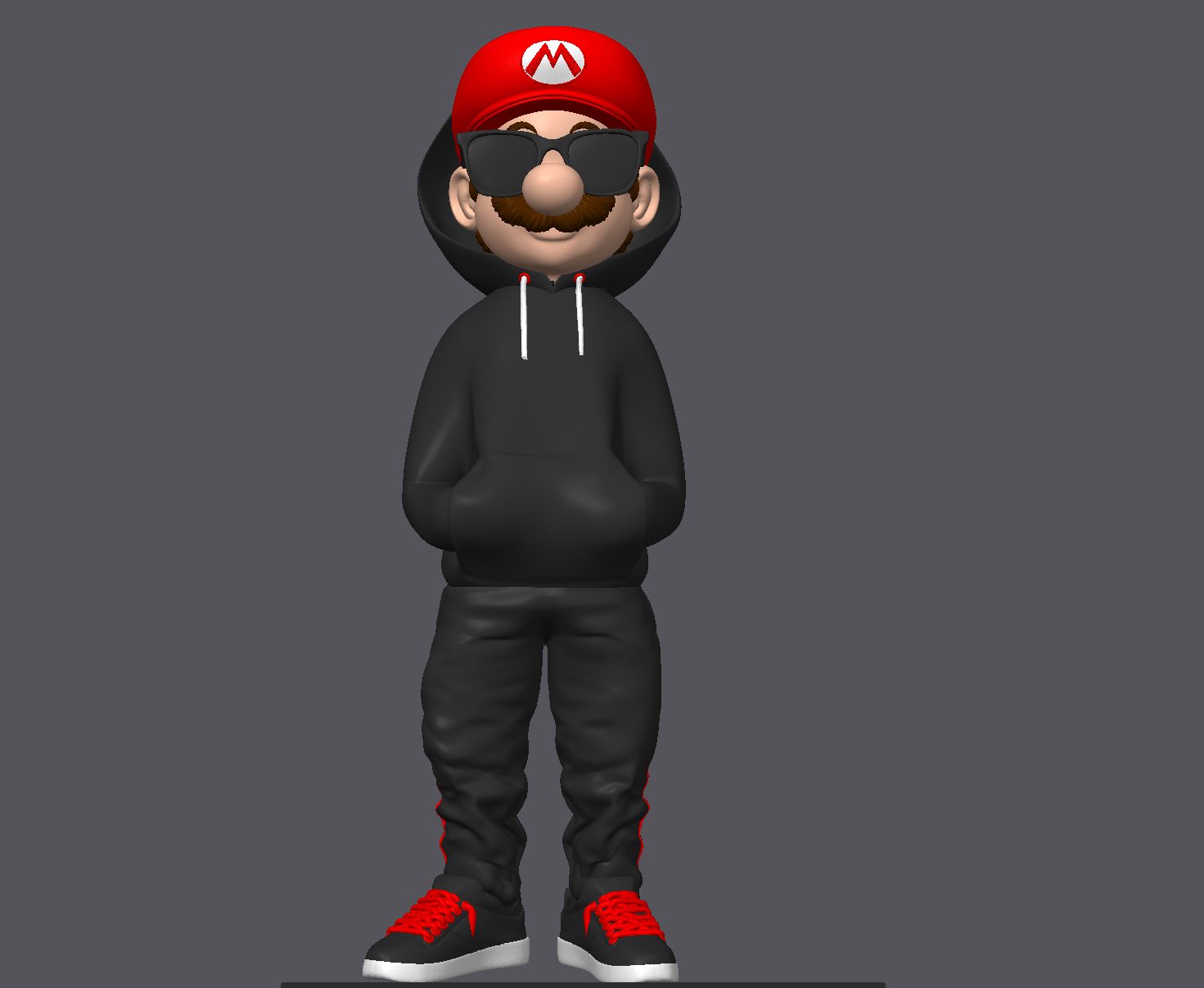 #190 Urban Vibes Super Mario Blacked-Out Kit — vue 4