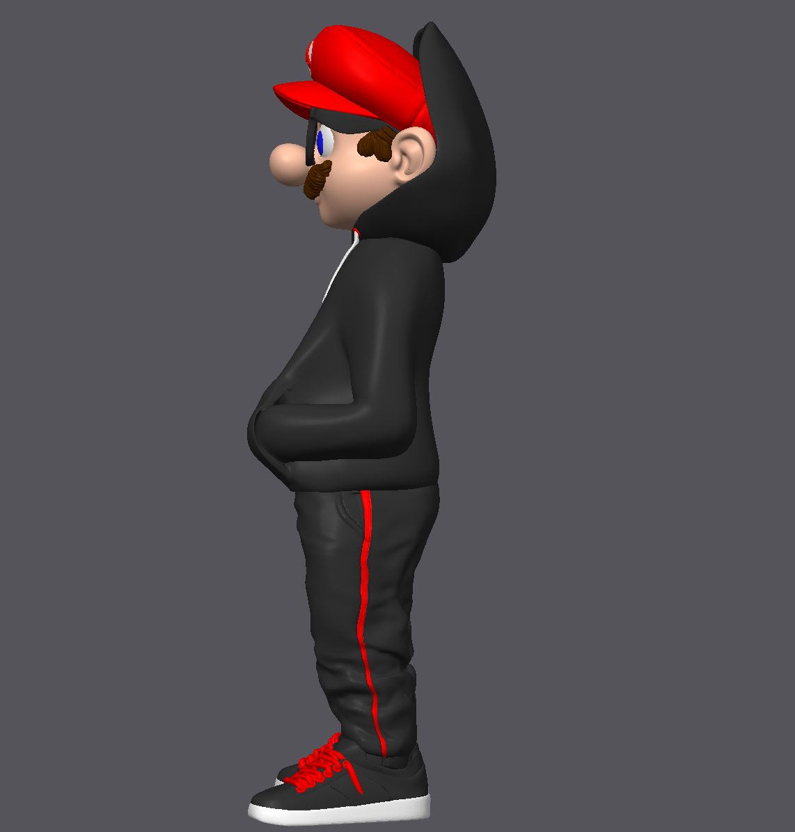 #190 Urban Vibes Super Mario Blacked-Out Kit — vue 5