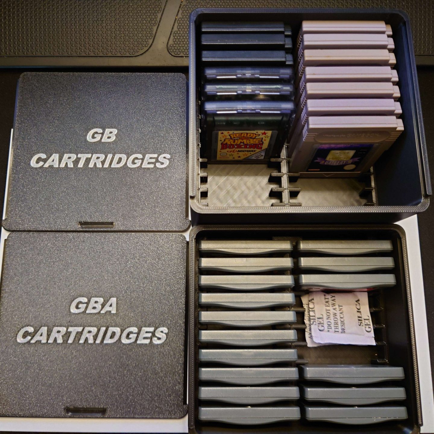 #191 Gameboy Cartridge cases (20 games each) — vue 4