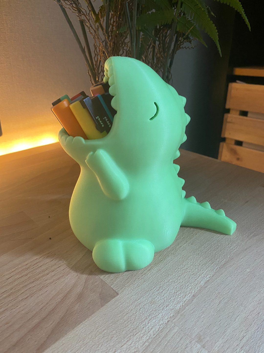 #192 Dinosaur T-REX Pencil Holder — vue 30